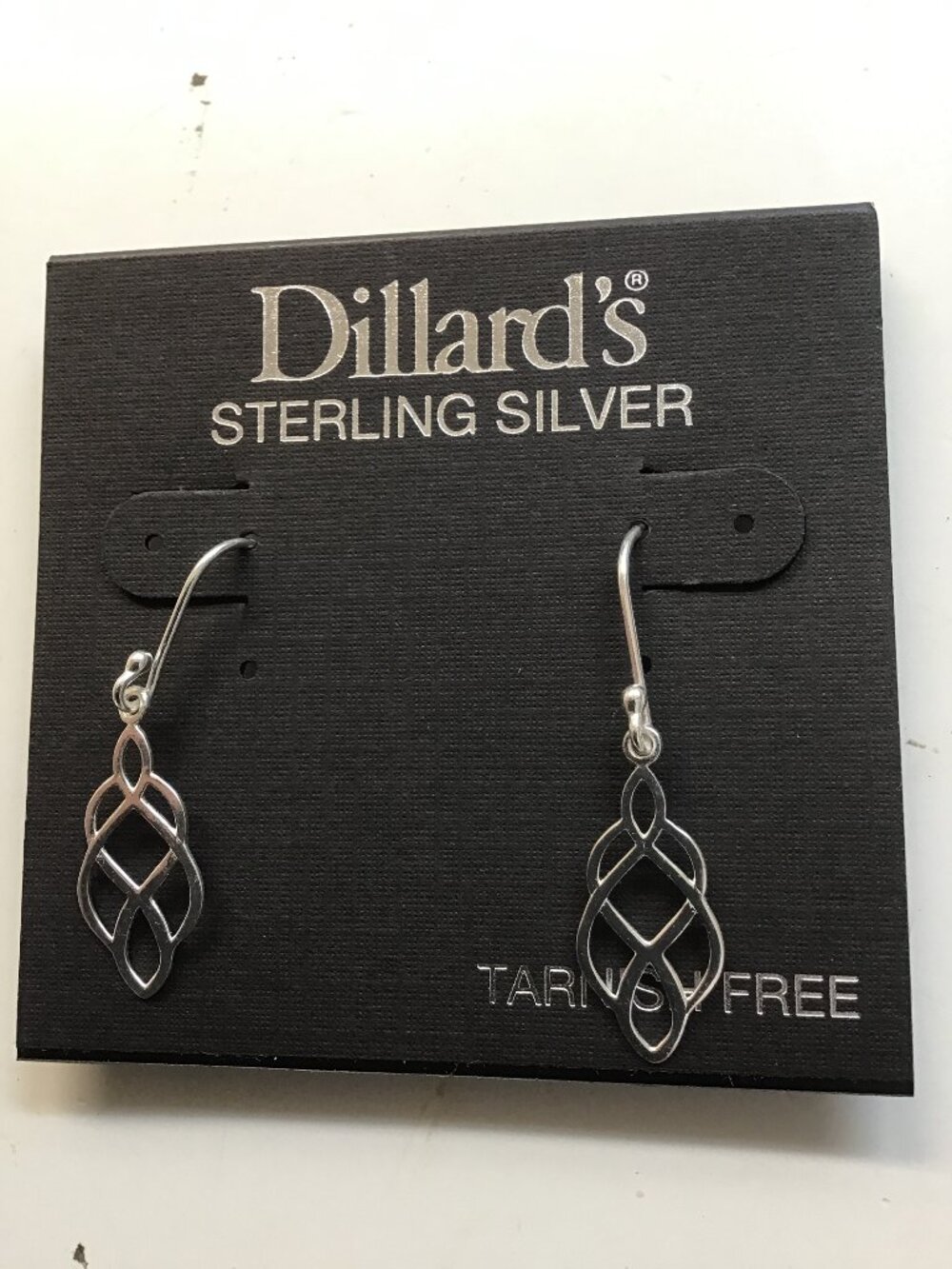 Dillards New Sterling Silver Curvy Earrings